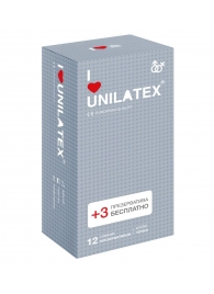 Презервативы с точками Unilatex Dotted - 12 шт. + 3 шт. в подарок - Unilatex - купить с доставкой в Калуге