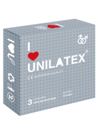 Презервативы с точками Unilatex Dotted - 3 шт. - Unilatex - купить с доставкой в Калуге