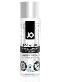 Охлаждающий лубрикант на силиконовой основе JO Personal Premium Lubricant Cooling - 60 мл. - System JO - купить с доставкой в Калуге