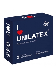 Ультрапрочные презервативы Unilatex Extra Strong - 3 шт. - Unilatex - купить с доставкой в Калуге