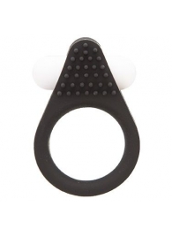 Чёрное эрекционное кольцо LIT-UP SILICONE STIMU RING 1 BLACK - Dream Toys - в Калуге купить с доставкой