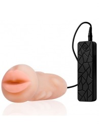 Мастурбатор-ротик с вибрацией REALSTUFF VIBRATING MASTURBATOR MOUTH - Dream Toys - в Калуге купить с доставкой