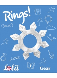 Прозрачное эрекционное кольцо Rings Gear - Lola Games - в Калуге купить с доставкой