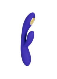 Фиолетовый вибратор с функцией электростимуляции Intimate E-Stimulator Dual Wand - 21,5 см. - California Exotic Novelties - купить с доставкой в Калуге