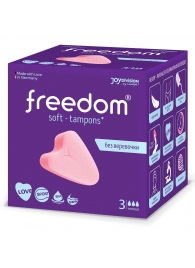 Женские гигиенические тампоны без веревочки FREEDOM normal - 3 шт. - Freedom - купить с доставкой в Калуге