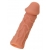 Телесная реалистичная насадка KOKOS Extreme Sleeve 05 с дополнительной стимуляцией - 12,7 см. - KOKOS - в Калуге купить с доставкой
