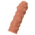 Телесная реалистичная насадка KOKOS Extreme Sleeve 11 с дополнительной стимуляцией - 12,7 см. - KOKOS - в Калуге купить с доставкой