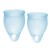 Набор голубых менструальных чаш Feel confident Menstrual Cup - Satisfyer - купить с доставкой в Калуге