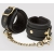Черные наручники Bound to You Faux Leather Wrist Cuffs - Fifty Shades of Grey - купить с доставкой в Калуге