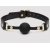 Черный кляп-шар Bound to You Faux Leather Ball Gag - Fifty Shades of Grey - купить с доставкой в Калуге