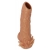 Телесная насадка с усиками и открытой головкой Nude Sleeve L - 14 см. - KOKOS - в Калуге купить с доставкой