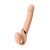 Телесный безремневой вибрострапон Vibrating Bendable Strap-On L - Strap-on-me - купить с доставкой в Калуге