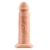 Телесный реалистичный фаллоимитатор с полостью Silicone Hollow Extension - 20 см. - Pipedream - купить с доставкой в Калуге