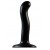 Черный фаллоимитатор-насадка Strap-On-Me P G spot Dildo size S - 16,4 см. - Strap-on-me - купить с доставкой в Калуге