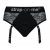 Черные трусики для насадок Diva Lingerie Harness - size S - Strap-on-me - купить с доставкой в Калуге