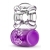 Фиолетовое эрекционное виброкольцо Pleaser Rechargeable C-Ring - Blush Novelties - в Калуге купить с доставкой