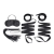 Эротический набор 4PC Bondage Bed Strap   Flogger Kit - Lux Fetish - купить с доставкой в Калуге