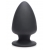 Черная мягкая анальная пробка Squeezable Small Anal Plug - 9 см. - XR Brands