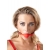 Силиконовый кляп-шар на чёрных ремешках Red Gag silicone - Orion - купить с доставкой в Калуге