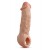 Телесная насадка-удлинитель Intrepid 9.25 Inch Realistic Penis Extender Sleeve - 23,5 см. - Blush Novelties - в Калуге купить с доставкой