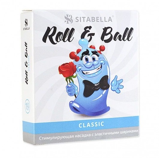 стимулирующий презерватив-насадка Roll   Ball Classic - Sitabella - купить с доставкой в Калуге