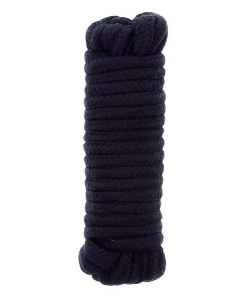 Чёрная веревка для связывания BONDX LOVE ROPE - 5 м. - Dream Toys - купить с доставкой в Калуге