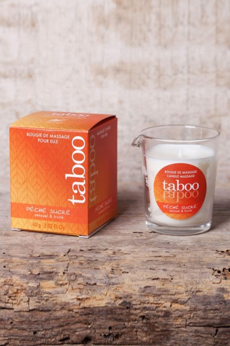 Массажное аромамасло с афродизиаками для женщин RUF Taboo Peche sucre - 60 гр. - RUF - купить с доставкой в Калуге