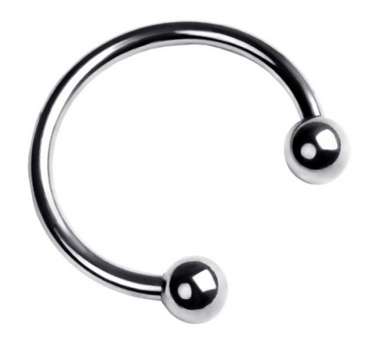 Серебристая подкова на головку пениса - ToyFa - купить с доставкой в Калуге