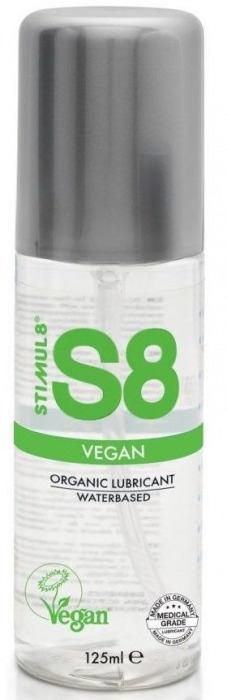 Веганский лубрикант на водной основе S8 Vegan Lube - 125 мл. - Stimul8 - купить с доставкой в Калуге
