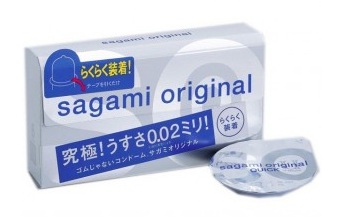 Ультратонкие презервативы Sagami Original QUICK - 6 шт. - Sagami - купить с доставкой в Калуге