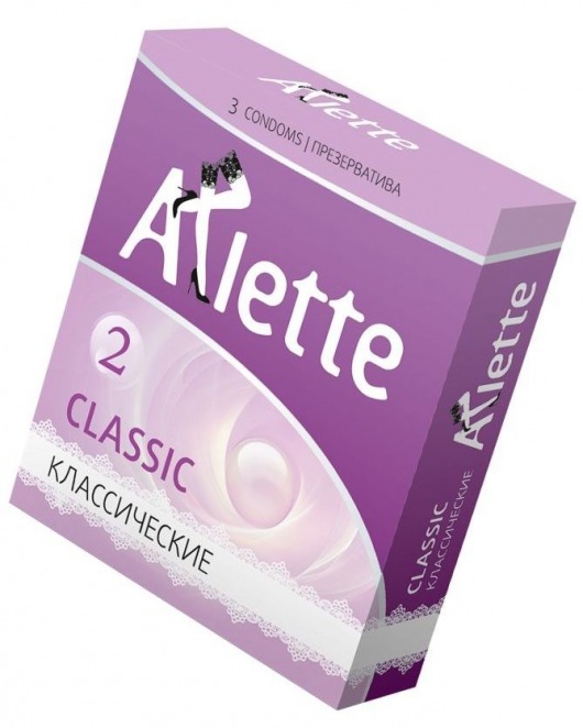 Классические презервативы Arlette Classic - 3 шт. - Arlette - купить с доставкой в Калуге