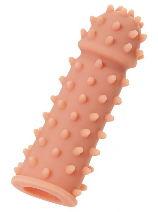 Телесная реалистичная насадка KOKOS Extreme Sleeve 03 с дополнительной стимуляцией - 12,7 см. - KOKOS - в Калуге купить с доставкой