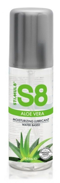 Лубрикант на водной основе S8 Aloe Vera Lube - 125 мл. - Stimul8 - купить с доставкой в Калуге