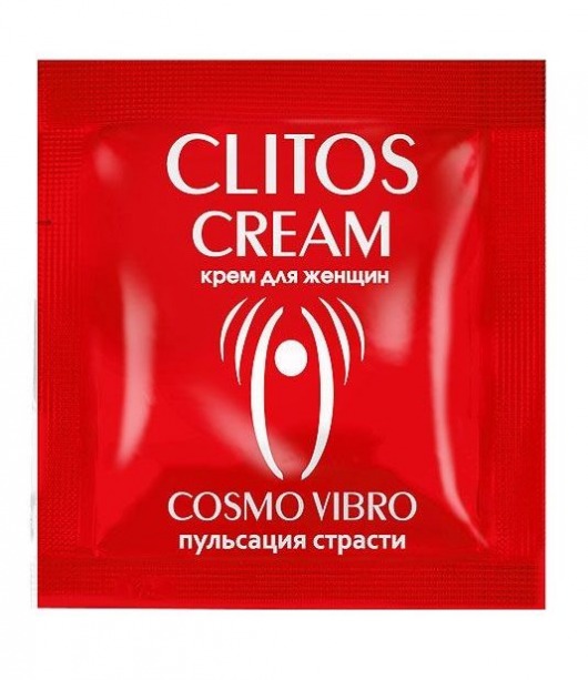 Пробник возбуждающего крема для женщин Clitos Cream - 1,5 гр. - Биоритм - купить с доставкой в Калуге