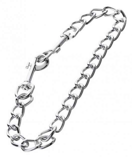 Серебристая соединительная цепочка с двумя карабинами - ToyFa - купить с доставкой в Калуге