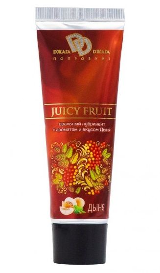 Интимный съедобный лубрикант JUICY FRUIT с ароматом дыни - 30 мл. - БиоМед - купить с доставкой в Калуге