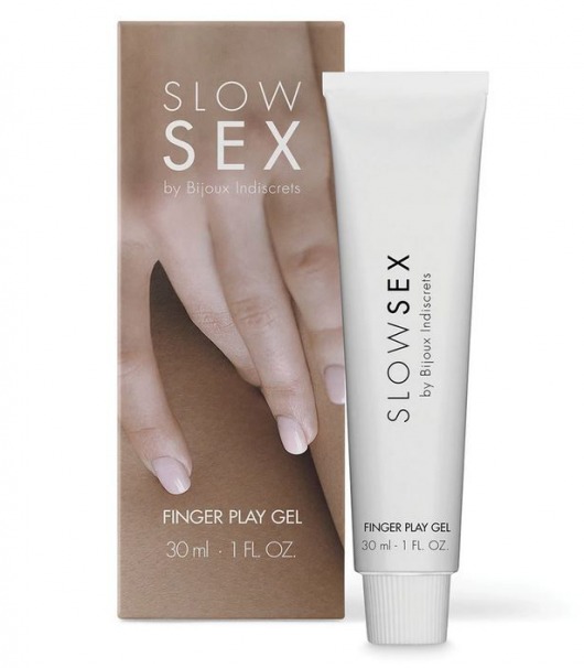 Гель для мастурбации с ароматом кокоса Slow Sex Finger Play Gel - 30 мл. - Bijoux Indiscrets - купить с доставкой в Калуге