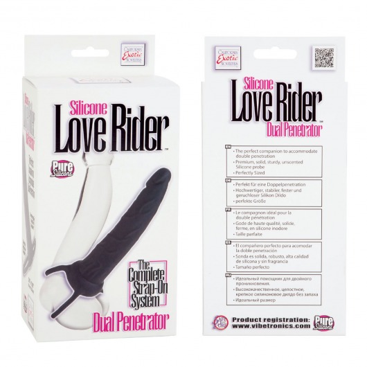 Насадка на пенис Silicone Love Rider Dual Penetrator для двойного проникновения - 14 см. - California Exotic Novelties - в Калуге купить с доставкой