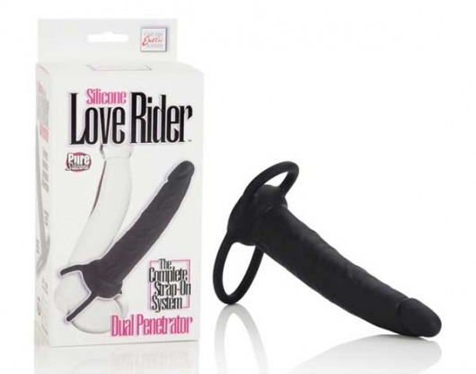 Насадка на пенис Silicone Love Rider Dual Penetrator для двойного проникновения - 14 см. - California Exotic Novelties - в Калуге купить с доставкой