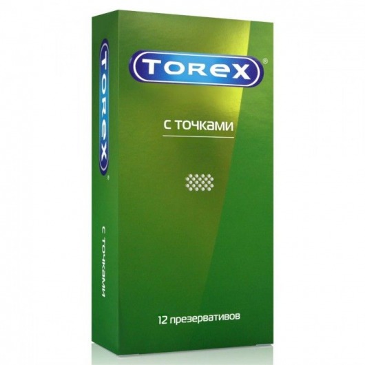 Текстурированные презервативы Torex  С точками  - 12 шт. - Torex - купить с доставкой в Калуге