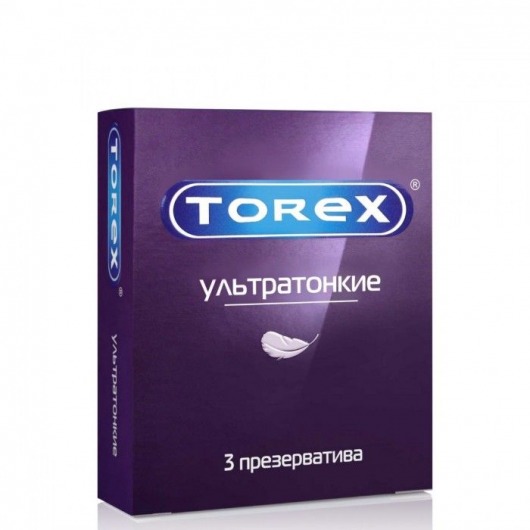 Презервативы Torex  Ультратонкие  - 3 шт. - Torex - купить с доставкой в Калуге