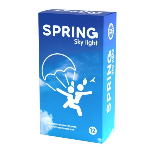 Ультратонкие презервативы SPRING SKY LIGHT - 12 шт. - SPRING - купить с доставкой в Калуге