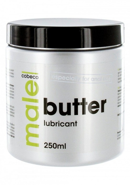 Анальный лубрикант MALE Cobeco Butter Lubricant - 250 мл. - Cobeco - купить с доставкой в Калуге