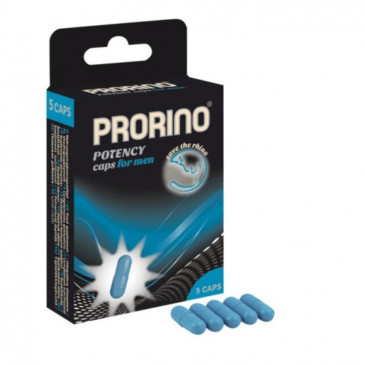 БАД для мужчин ero black line PRORINO Potency Caps for men - 5 капсул - Ero - купить с доставкой в Калуге