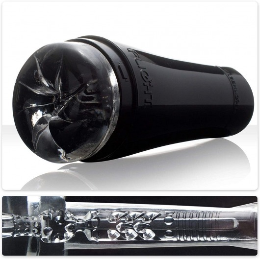 Черный мастурбатор-анус Fleshlight - Flight Pilot - Fleshlight - в Калуге купить с доставкой