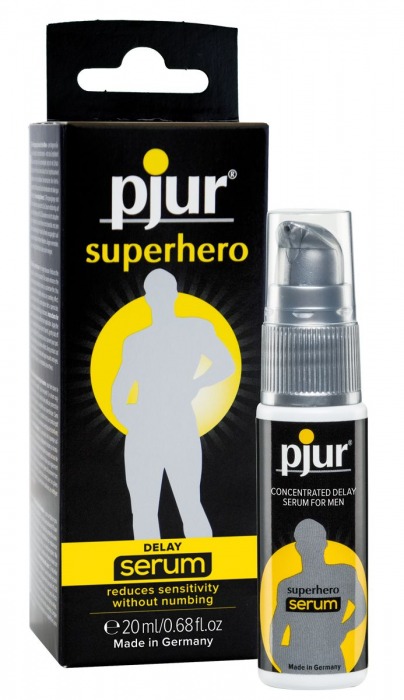 Сыворотка-пролонгатор pjur SUPERHERO Delay Serum - 20 мл. - Pjur - купить с доставкой в Калуге