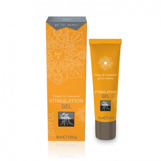 Возбуждающий интимный гель STIMULATION GEL Ginger   Cinnamon - 30 мл. - Shiatsu - купить с доставкой в Калуге