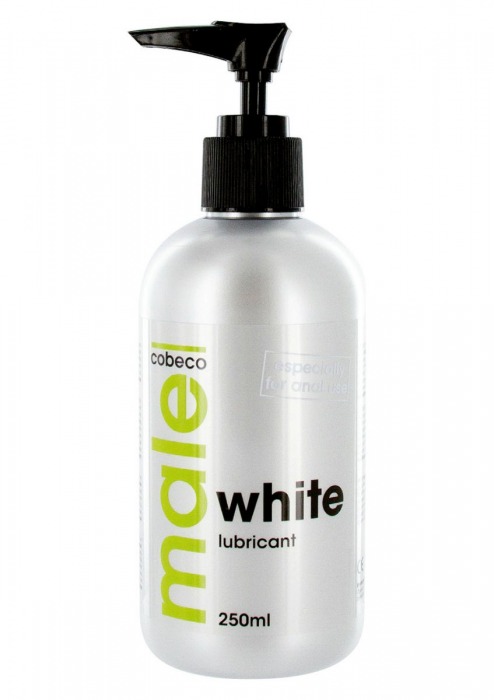Анальная смазка на водной основе MALE Cobeco White Lubricant - 250 мл. - Cobeco - купить с доставкой в Калуге