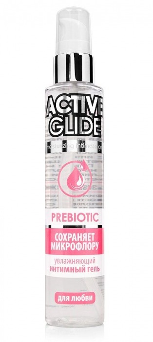 Увлажняющий интимный гель Active Glide Prebiotic - 100 гр. - Биоритм - купить с доставкой в Калуге