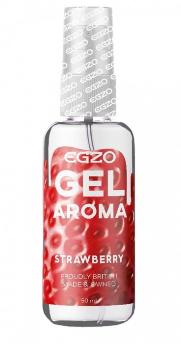 Интимный лубрикант EGZO AROMA с ароматом клубники - 50 мл. - EGZO - купить с доставкой в Калуге